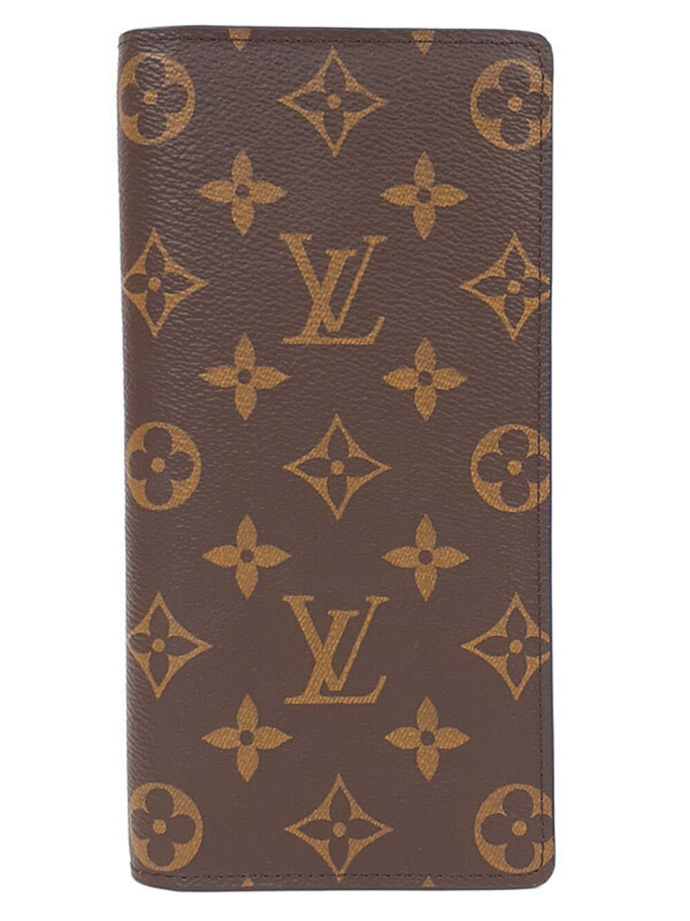 Louis Vuitton Monogram Portefeuille Brazza Bi fold Long Wallet